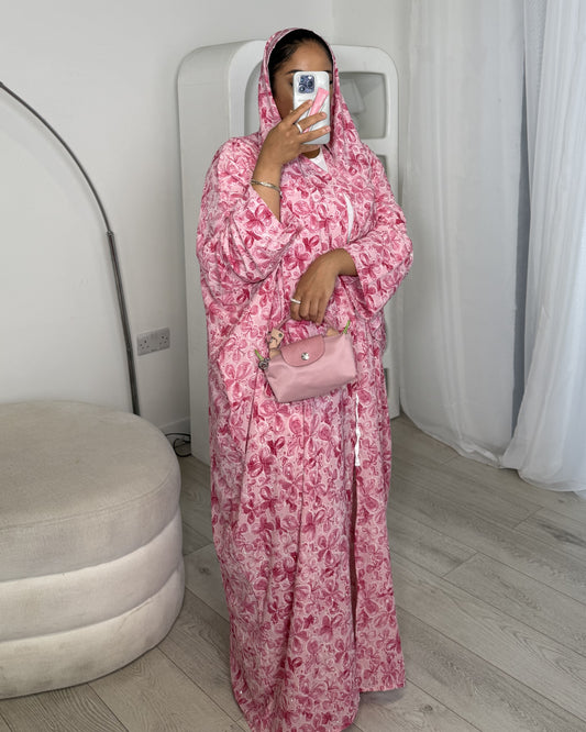 Mia stone work abaya