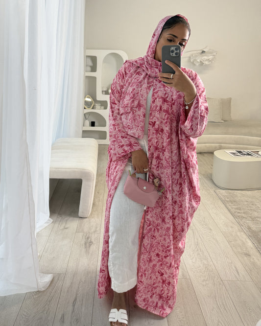 Mia stone work abaya